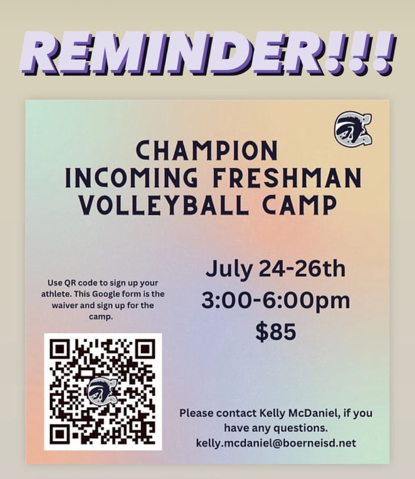 CHS Freshman Volleyball Camp
